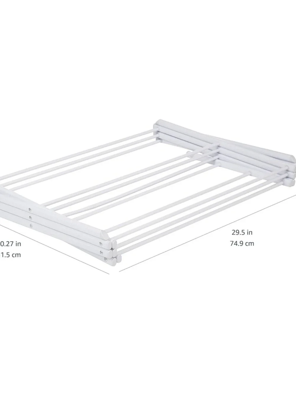 NWOT White Folding Laundry Drying Rack